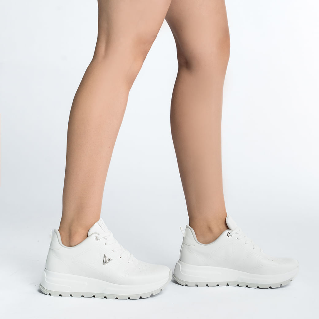 Via Marte Tenis Casual 242-013-03 Branco Sint3